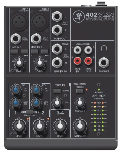 Mackie 402VLZ4 4 kan. 20 - 20000 Hz - 2932381