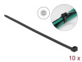DeLOCK Trytyka odporna na ultrafiolet, D 1220 x S 9,0 mm czarna, 10 szt. - 2926065
