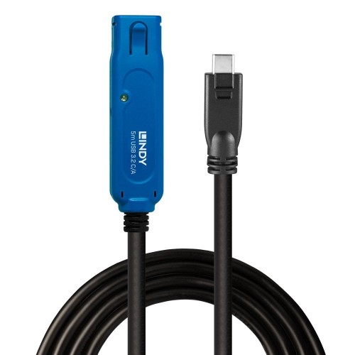 Lindy 43380 kabel USB USB 3.2 Gen 1 (3.1 Gen 1) 5 m USB C USB A Czarny - 2926509
