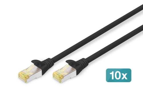 Digitus Kabel krosowy CAT 6A S/FTP, 10 sztuk - 2926977