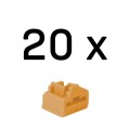 Lindy 47898 bloker portów Blokada portu RJ-45 Pomarańczowy Kopolimer akrylonitrylo-butadieno-styrenowy (ABS) 20 szt. - 2927155