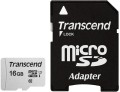 SD microSD Card  16GB Transcend SDHC USD300S-A w/Adapter - 2934473
