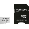 SD microSD Card  32GB Transcend SDHC USD300S-A w/Adapter - 2934456