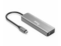 Equip 133485 zewnętrzna karta graficzna usb 3840 x 2160 px Czarny, Srebrny - 2925906