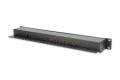 Digitus Panel krosowy (patch panel) 19'' 16x RJ45, LSA poziom, kat.6, ekranowany, 1U, czarny, prowadnica kabli - 2937461