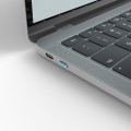Lindy 40465 bloker portów Blokada portu + klucz USB Type-C Niebieski Kopolimer akrylonitrylo-butadieno-styrenowy (ABS) 1 szt. - 2926451