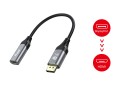 Equip 133446 adapter kablowy 0,15 m DisplayPort HDMI Czarny, Szary - 2925885