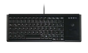 Contour Design Active Key AK-4400-TU klawiatura Przemysłowy USB QWERTZ Niemiecki Czarny