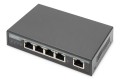 Digitus 4-portowy Gigabit 4PPoE Przedłużacz/Extender, 802.3at, 60 W - 2928022