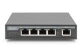 Digitus 4-portowy Gigabit 4PPoE Przedłużacz/Extender, 802.3at, 60 W - 2928020