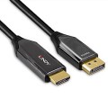 Lindy 40932 adapter kablowy 3 m DisplayPort HDMI Czarny - 2926275