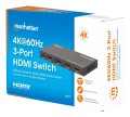 Manhattan 208222 przełącznik wideo HDMI - 2925973