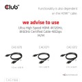 CLUB3D CAC-1188 adapter kablowy 0,09 m Mini DisplayPort HDMI Czarny - 2926040