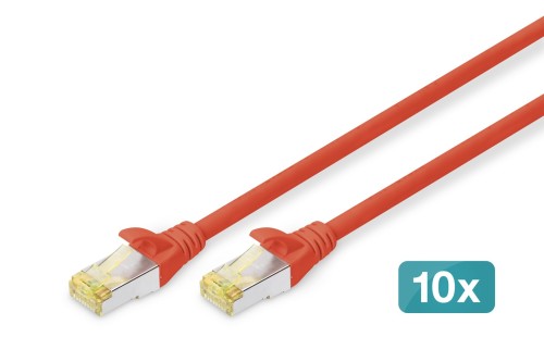 Digitus Kabel krosowy CAT 6A S/FTP, 10 sztuk - 2926980