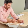 Fellowes 100137178 rozgałęziacz 2 m 1 x gniazdo sieciowe Wewnętrzna Biały - 2926084