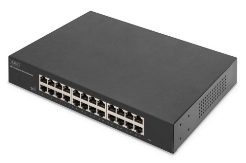 Digitus 24-portowy przełącznik gigabitowy, 19-calowy, niezarządzalny - 2927336