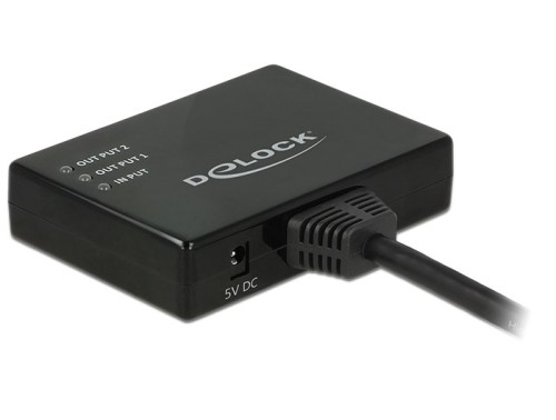 DeLOCK 87700 rozgałęziacz telewizyjny HDMI 2x HDMI - 2925934