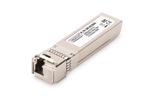 Digitus Moduł dwukierunkowy SFP+ 10 Gb/s, jednomodowy, TX1270/RX1330, 10 km - 2927167