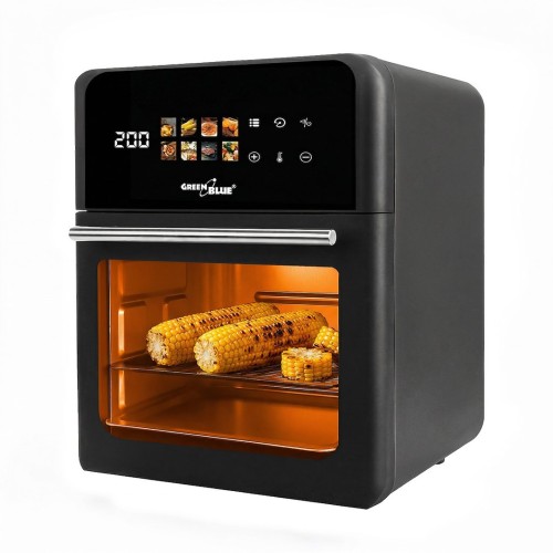 Frytkownica beztłuszczowa AIR FRYER GreenBlue, mocna 1800W, pojemność 10l, 8 programów, akcesoria, timer, GB950 - 2960664