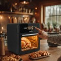 Frytkownica beztłuszczowa AIR FRYER GreenBlue, mocna 1800W, pojemność 10l, 8 programów, akcesoria, timer, GB950 - 2919916