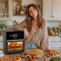 Frytkownica beztłuszczowa AIR FRYER GreenBlue, mocna 1800W, pojemność 10l, 8 programów, akcesoria, timer, GB950 - 2919914