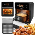 Frytkownica beztłuszczowa AIR FRYER GreenBlue, mocna 1800W, pojemność 10l, 8 programów, akcesoria, timer, GB950 - 2919925