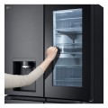 Lodówka Side-By-Side LG GMG960EVJE Multi Door 179cm Essence Black Steel czarny mat Total NoFrost podajnik wody - 2960832