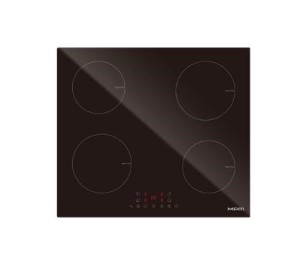 Płyta indukcyjna MPM-60-IM-13/N czarna, szer 60cm, możliwość zabudowy na równi z blatem, funkcja BOOSTER