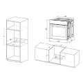 Piekarnik do zabudowy MPM MPM-63-BO-30 czarny - 2961278