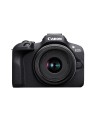 Canon Aparat bezlusterkowy EOS R100 + obiektyw RF-S 18-45mm F4.5-6.3 IS STM Megapiksel 24,1 MP Czułość ISO (maks.) 12800 Przekątna wyświetlacza 3,0 Sieć Wi-Fi Automatyczny, ręczny Matryca CMOS Czarny - 2961825