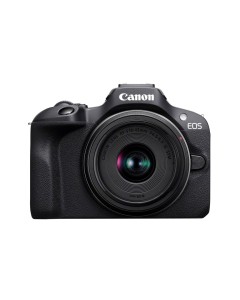 Canon Aparat bezlusterkowy EOS R100 + obiektyw RF-S 18-45mm F4.5-6.3 IS STM Megapiksel 24,1 MP Czułość ISO (maks.) 12800 Przekątna wyświetlacza 3,0 Sieć Wi-Fi Automatyczny, ręczny Matryca CMOS Czarny