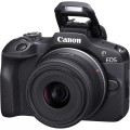 Canon Aparat bezlusterkowy EOS R100 + obiektyw RF-S 18-45mm F4.5-6.3 IS STM Megapiksel 24,1 MP Czułość ISO (maks.) 12800 Przekątna wyświetlacza 3,0 Sieć Wi-Fi Automatyczny, ręczny Matryca CMOS Czarny - 2961812