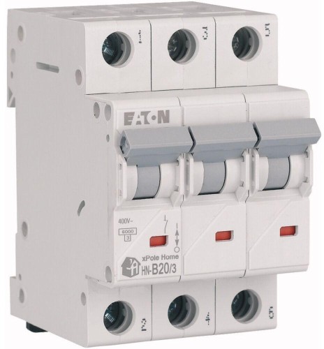 HN-B20/3 WYŁĄCZNIK NADPRĄDOWY B 20A 3P 3M 6KA - 2961829