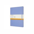 MOLESKINE Notes Classic XL (19x25 cm) w linie, miękka oprawa, hydrangea blue, 192 strony, niebieski - 2961840