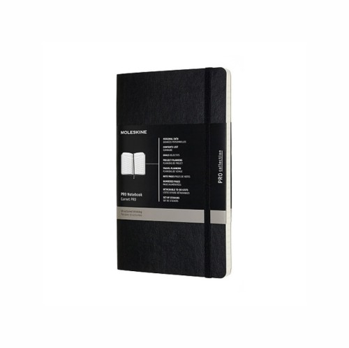 MOLESKINE Notes  PROFESSIONAL L (13x21 cm), miękka oprawa, 192 strony, czarny - 2961850