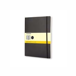 MOLESKINE Notes Classic XL (19x25cm) w kratkę, miękka oprawa, 192 strony, czarny