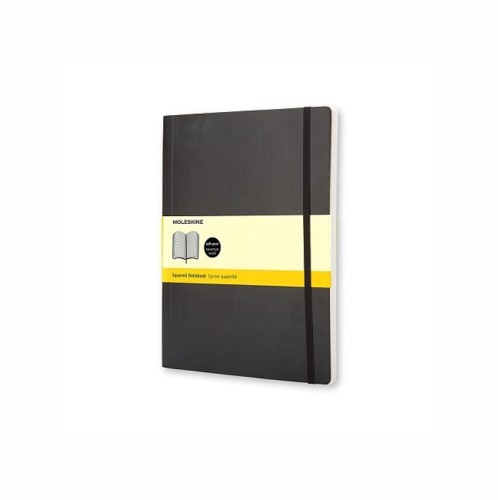 MOLESKINE Notes Classic XL (19x25cm) w kratkę, miękka oprawa, 192 strony, czarny - 2961867