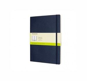 MOLESKINE Notes  XL (19x25cm) gładki, miękka oprawa, sapphire blue, 192 strony, niebieski