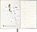 Moleskine Magiczny Zestaw Harry Potter: czarny notatnik L (w linię) z świecącym w ciemności napisem Lumos oraz czarny długopis Kaweco. - 2961962