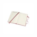 Moleskine Czerwony notatnik Passions to elegancki, 400 stron przepiśnik w twardej oprawie i etui, który dzięki dedykowanemu układowi stron oraz naklejkom pozwala na profesjonalne archiwizowanie rodzin - 2961995