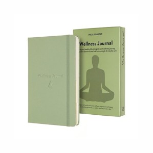 Moleskine dziennik Passion Wellness 400 stron w twardej oprawie i pudełku to narzędzie do planowania zdrowego stylu życia, pozwala na precyzyjne śledzenie celów fitness, dietetycznych i osobistych pos