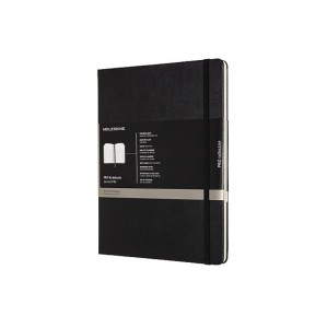 Moleskine notatnik Professional XL z twardą oprawą 192 stron zaprojektowane specjalnie do efektywnego zarządzania zadaniami, projektami i codzienną produktywnością w pracy, czarny.