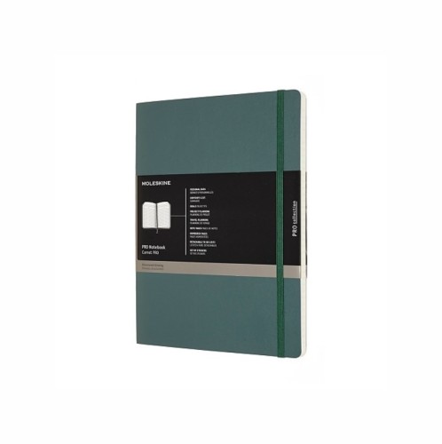 MOLESKINE Notes  Professional XL (19x25 cm), miękka oprawa, forest green, 192 strony, zielony - 2962070