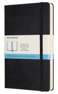 MOLESKINE Notes Classic L (13x21cm) w kropki, twarda oprawa, 400 stron, czarny