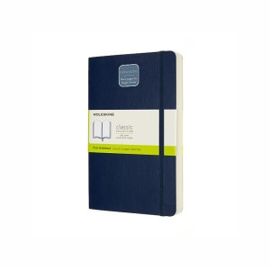 MOLESKINE Notes Classic L (13x21 cm) gładki, miękka oprawa, sapphire blue, 400 stron, niebieski