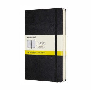 MOLESKINE Notes Classic L (13x21cm), w kratkę, miękka oprawa, 400 stron, czarny