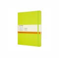 MOLESKINE Notes Classic XL (19x25cm), w linie, twarda oprawa, 192 strony, lemon green - 2962142
