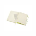 MOLESKINE Notes Classic XL (19x25cm), w linie, twarda oprawa, 192 strony, lemon green - 2962145