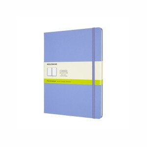MOLESKINE Notes Classic XL (19x25 cm), gładki, twarda oprawa, hydrangea blue, 192 strony, niebieski