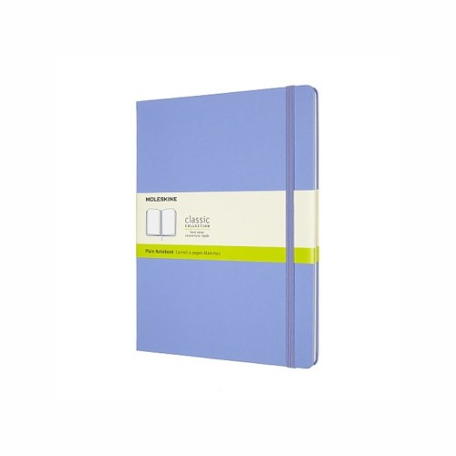 MOLESKINE Notes Classic XL (19x25 cm), gładki, twarda oprawa, hydrangea blue, 192 strony, niebieski - 2962155